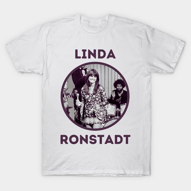 linda ronstadt ll choco red T-Shirt by claudia awes